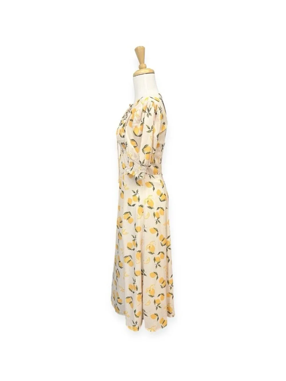 Quanta du Soleil Lemon Midi Dress Size 34 US Size XS - Picture 2 of 7